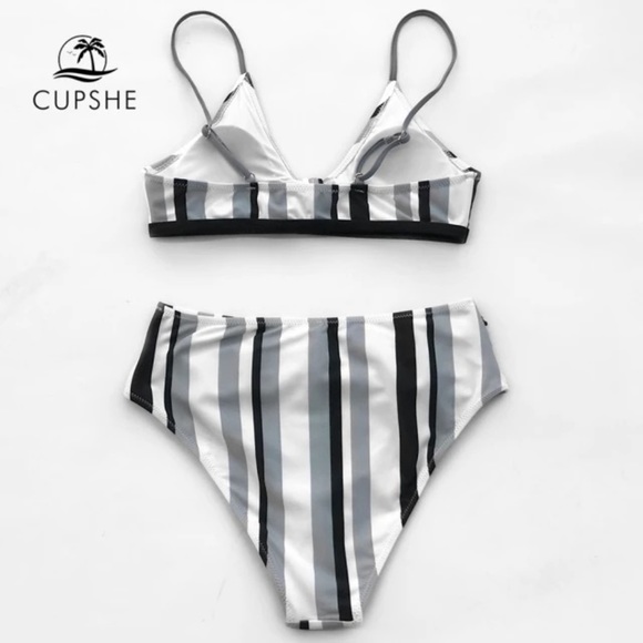 Cupshe Stripe Bikini Bottom Only - Picture 3 of 8
